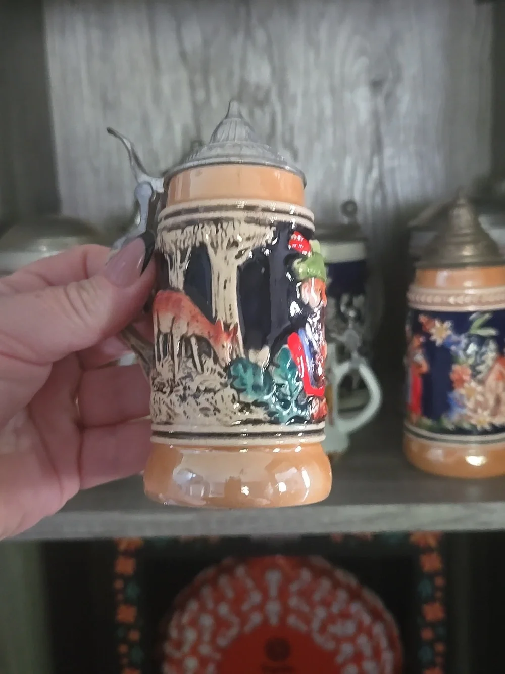 Bundle Beer Stein Mug Rare Vintage Collectible 9 Piece